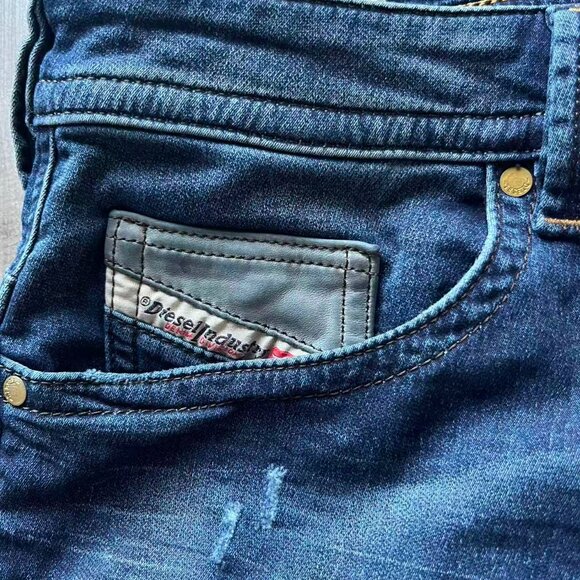 Diesel Thavar Denim + Sweat Pants - Picture 4 of 8